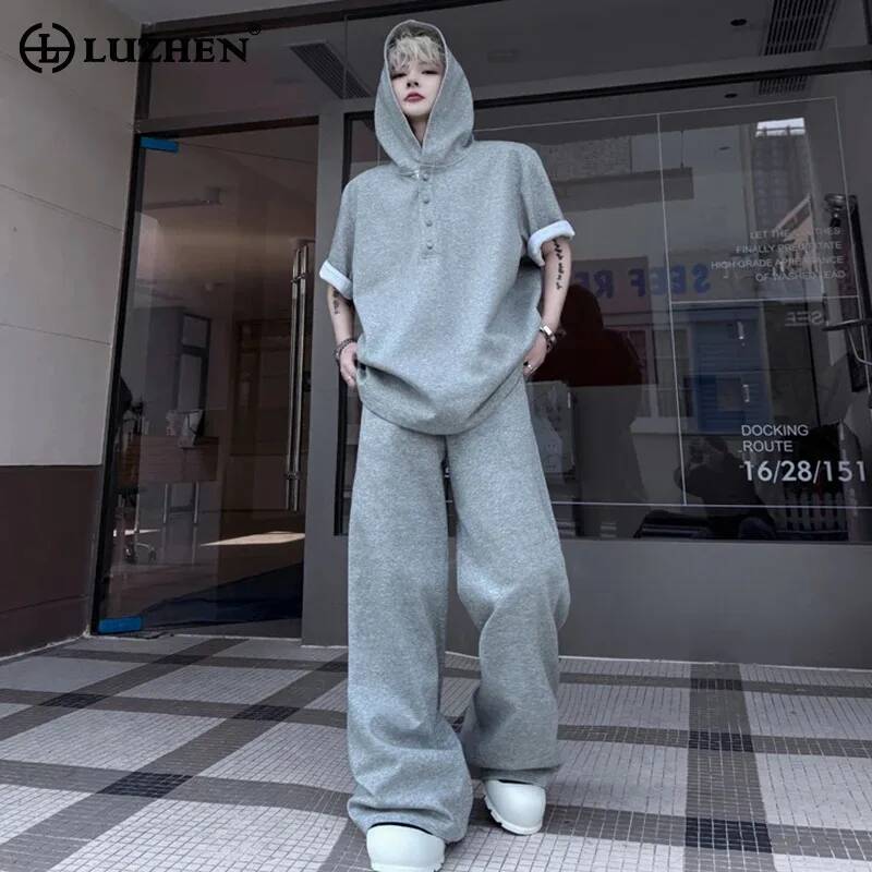 Street Fashion Casual - LUZHEN Original Tops Sleeve 2026 Novo
