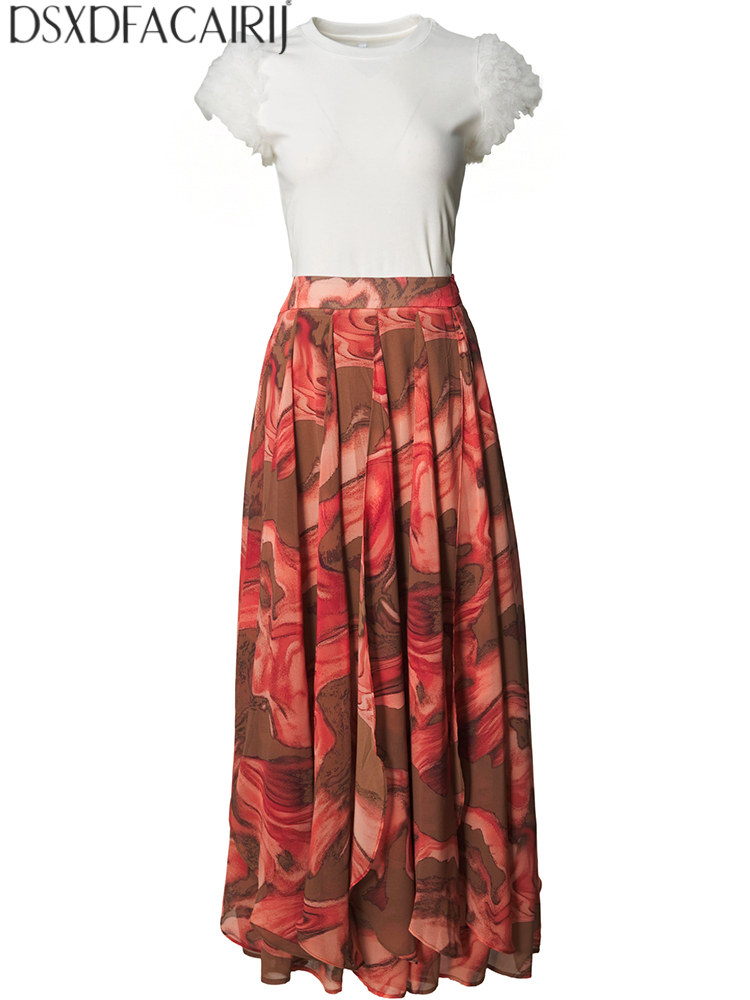 Street Fashion Model - DSXDFACAIRIJ Conjunto Feminino de Verão com