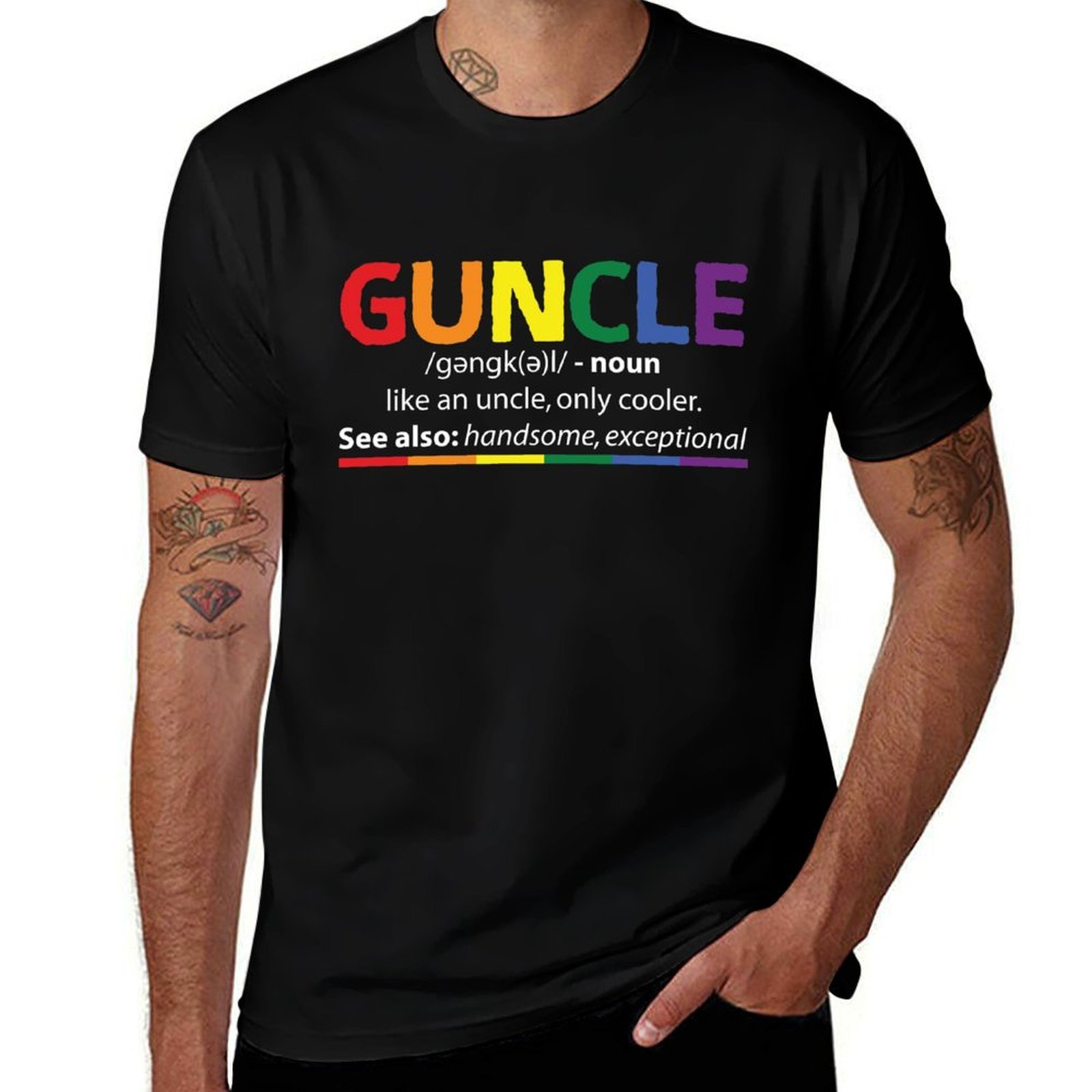 Street Fashion Definition - Camiseta Guncle - Camiseta com definição