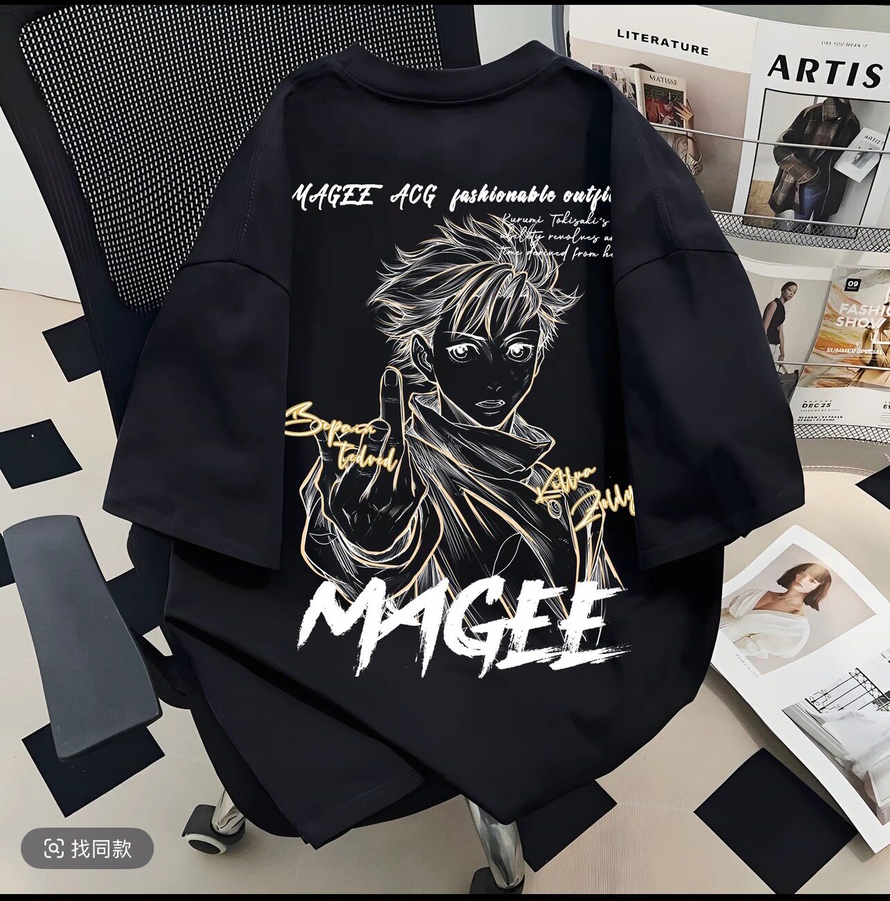 Street Fashion Of Japan - Camiseta Masculina Jujutsu Kaisen 2026 Verão