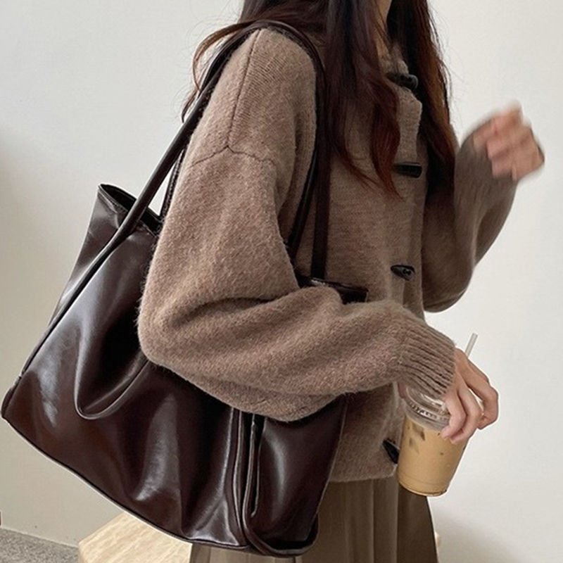 Korean Street Fashion Female - Bolsa de Ombro Feminina Vintage Nova