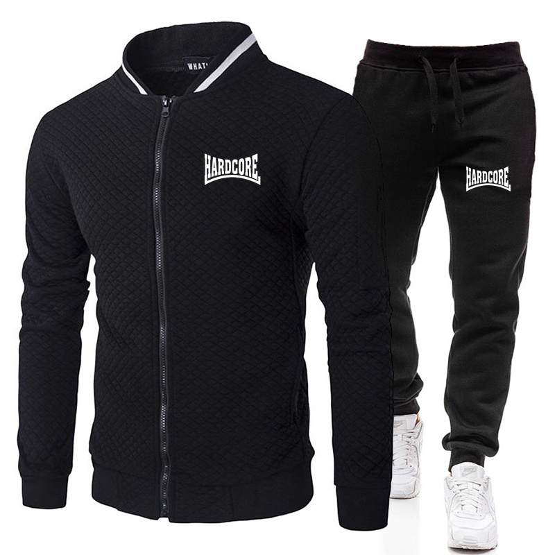 Street Fashion Jacket Men - Conjunto de Jaqueta Masculina HARDCORE para