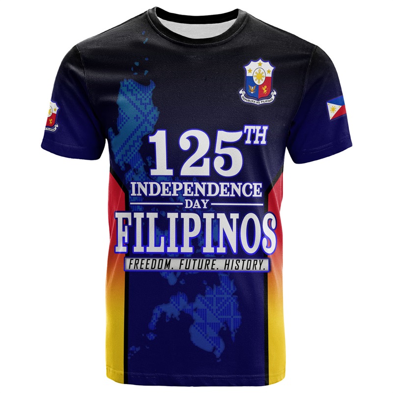 Street Fashion Philippines - Camiseta Masculina 3D Estilo de Rua