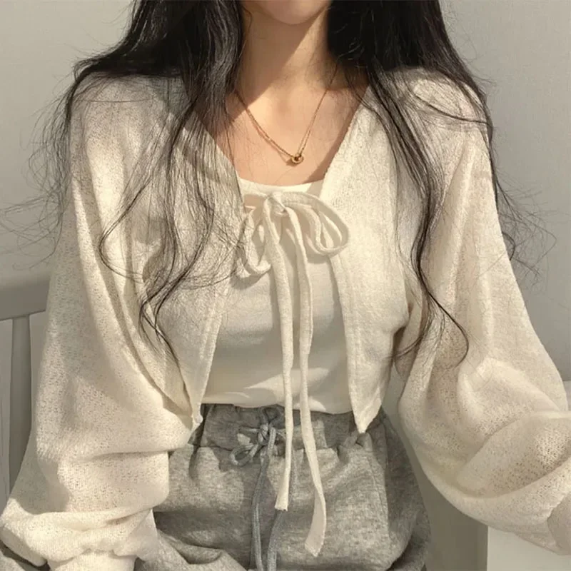 Verão feminino cardigan de mal - Korean Street Fashion Female avaliação e preço