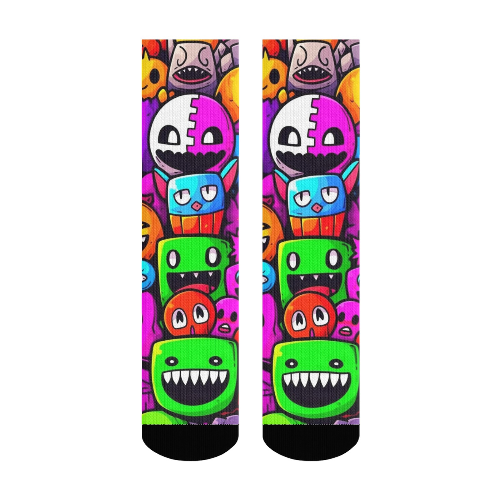 Meias masculinas com estampa d - Quirky Street Fashion avaliação e preço