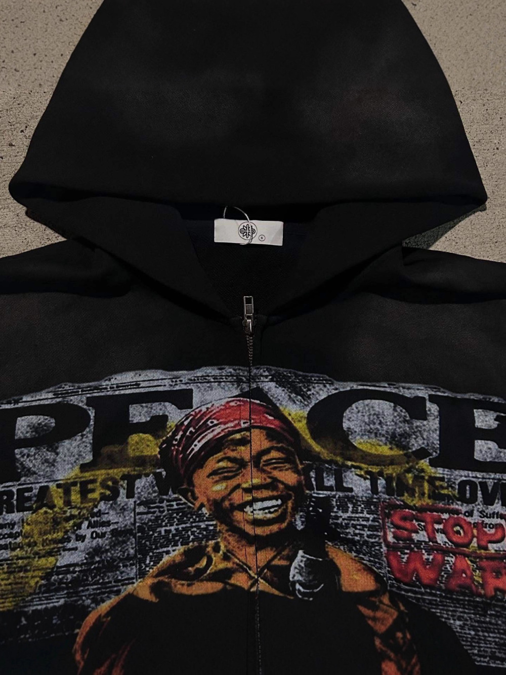 Novo Moletom Americano Hip-Hop - Street Fashion Zip Up Hoodie avaliação e preço