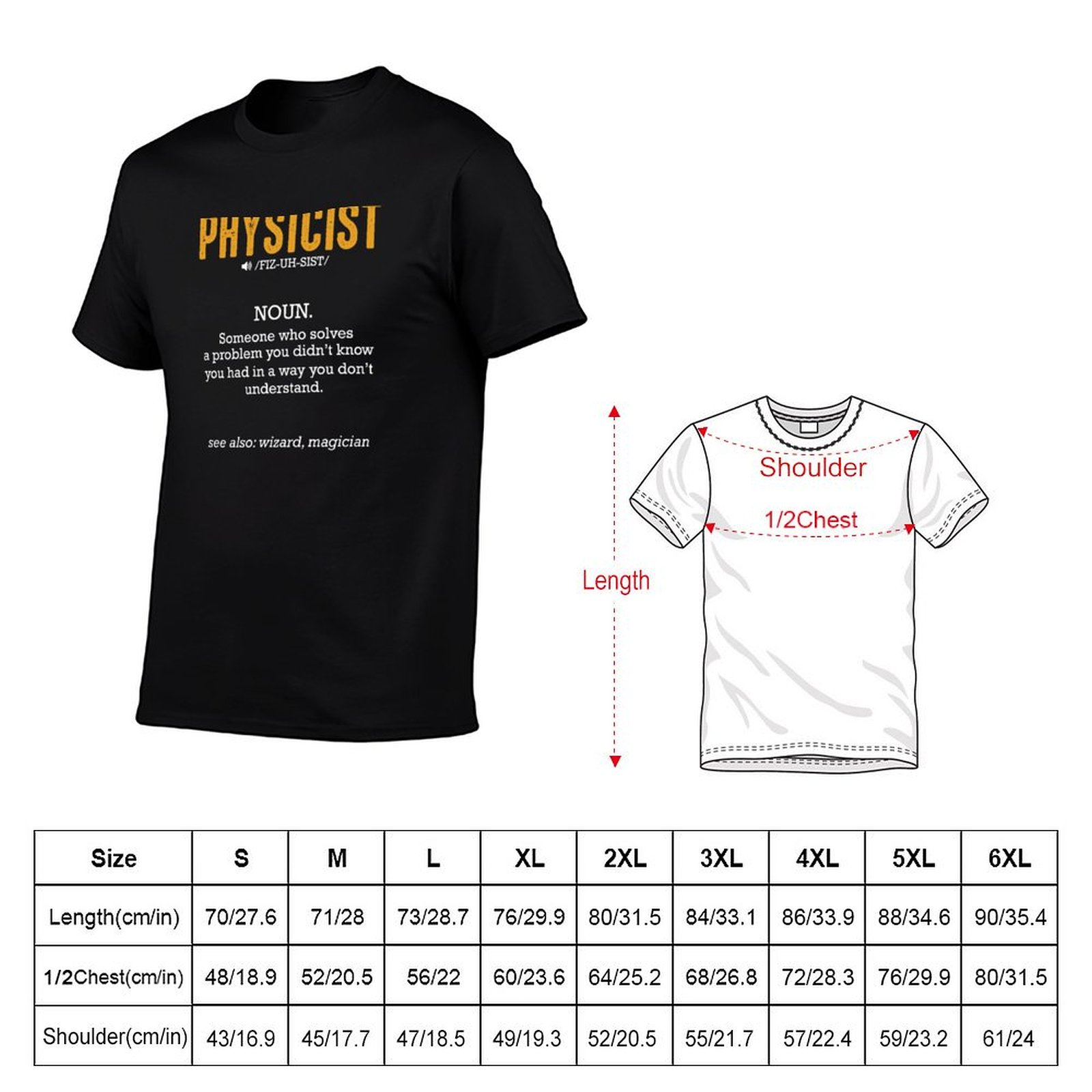 Camiseta engraçada de fisico,  - Street Fashion Definition avaliação e preço