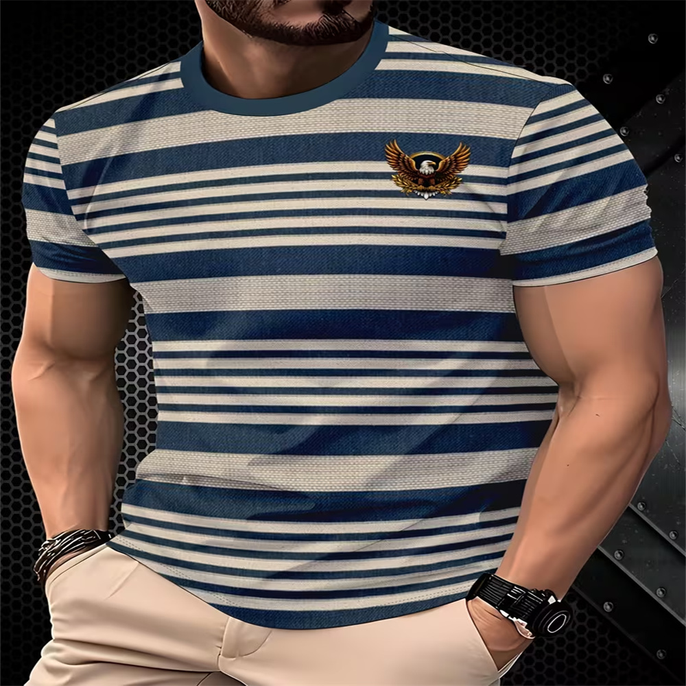 Nova Camiseta de Verão com Est - Street Fashion Definition avaliação e preço