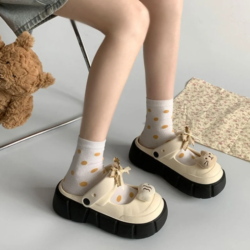Novos Chinelos de Moda DIY com - Korean Street Fashion Female avaliação e preço