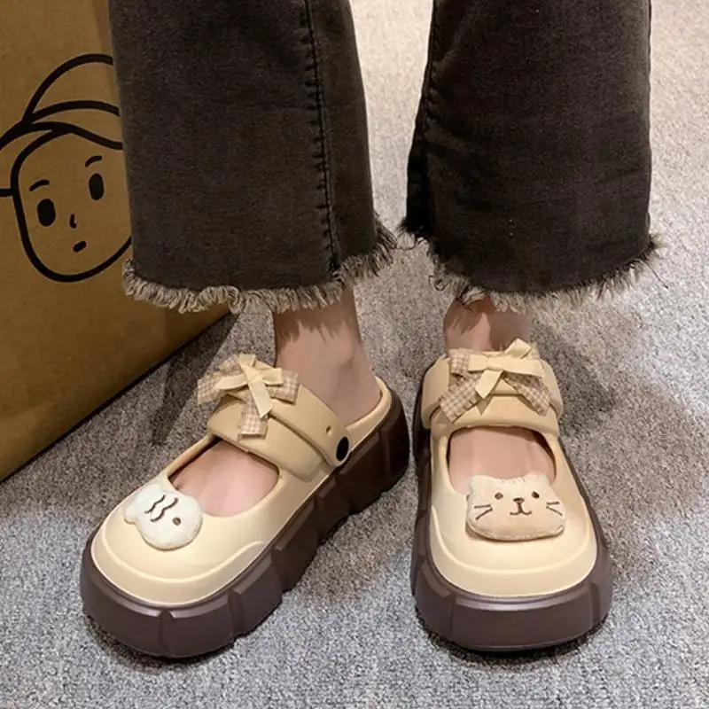 Novos Chinelos de Moda DIY com - Korean Street Fashion Female avaliação e preço
