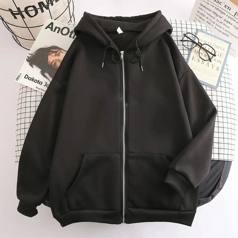 High street hoodie masculino c - Street Fashion Zip Up Hoodie avaliação e preço