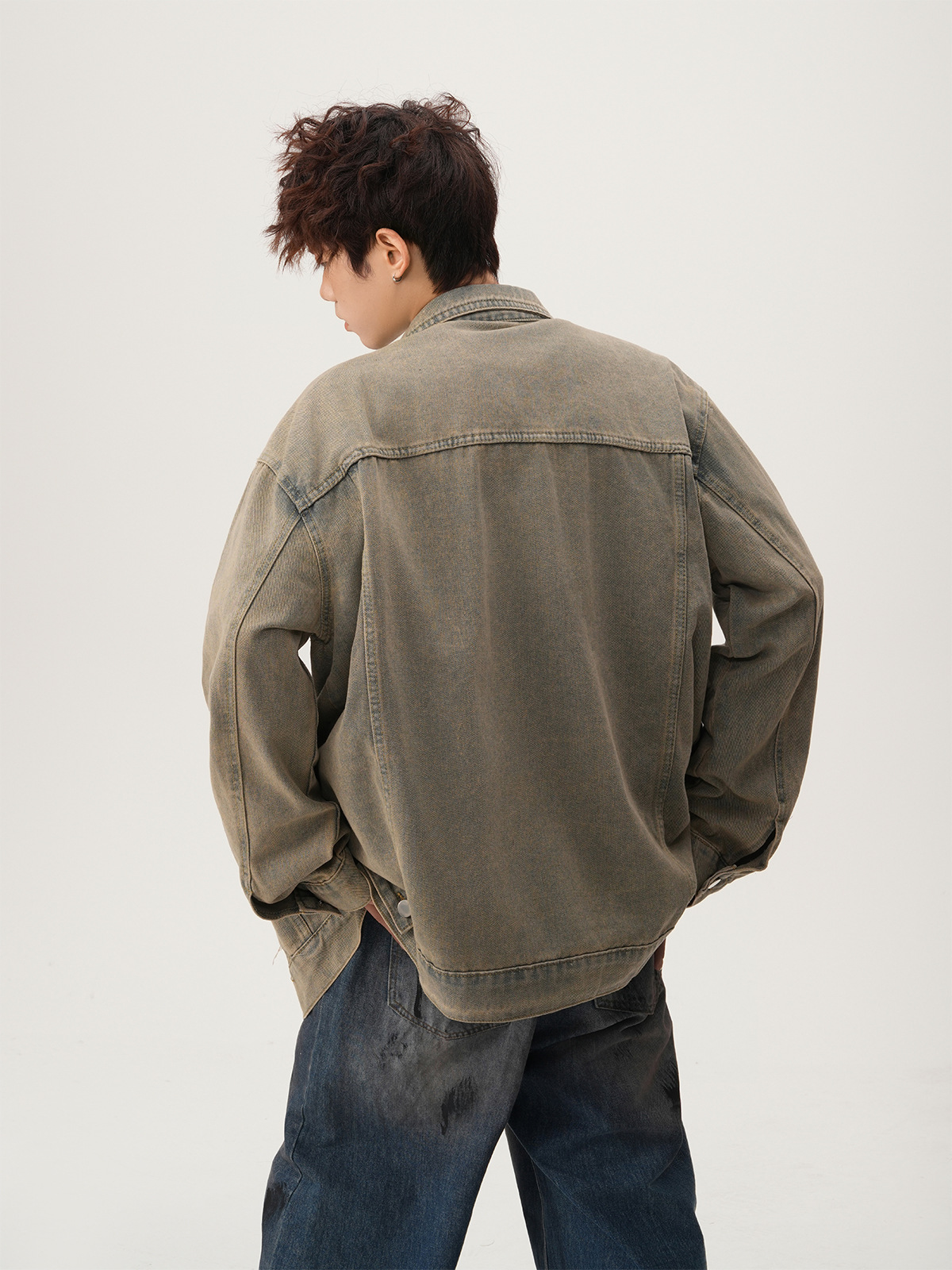 Jaqueta Jeans Masculina Americ - Street Fashion Jacket Men avaliação e preço