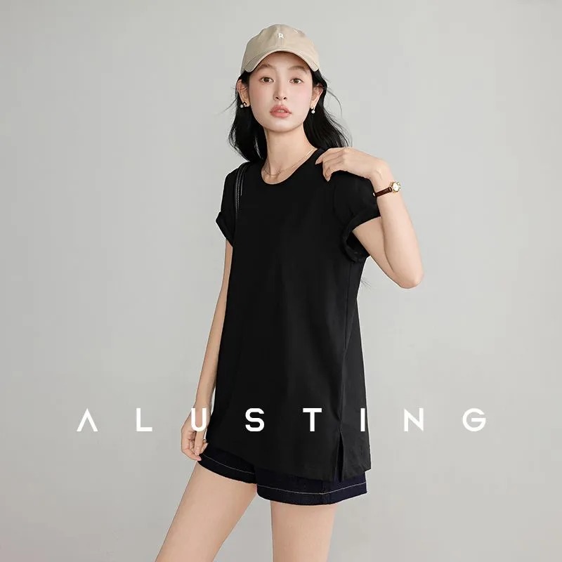 Camiseta Feminina de Verão com - Longline Tee Oversized avaliação e preço