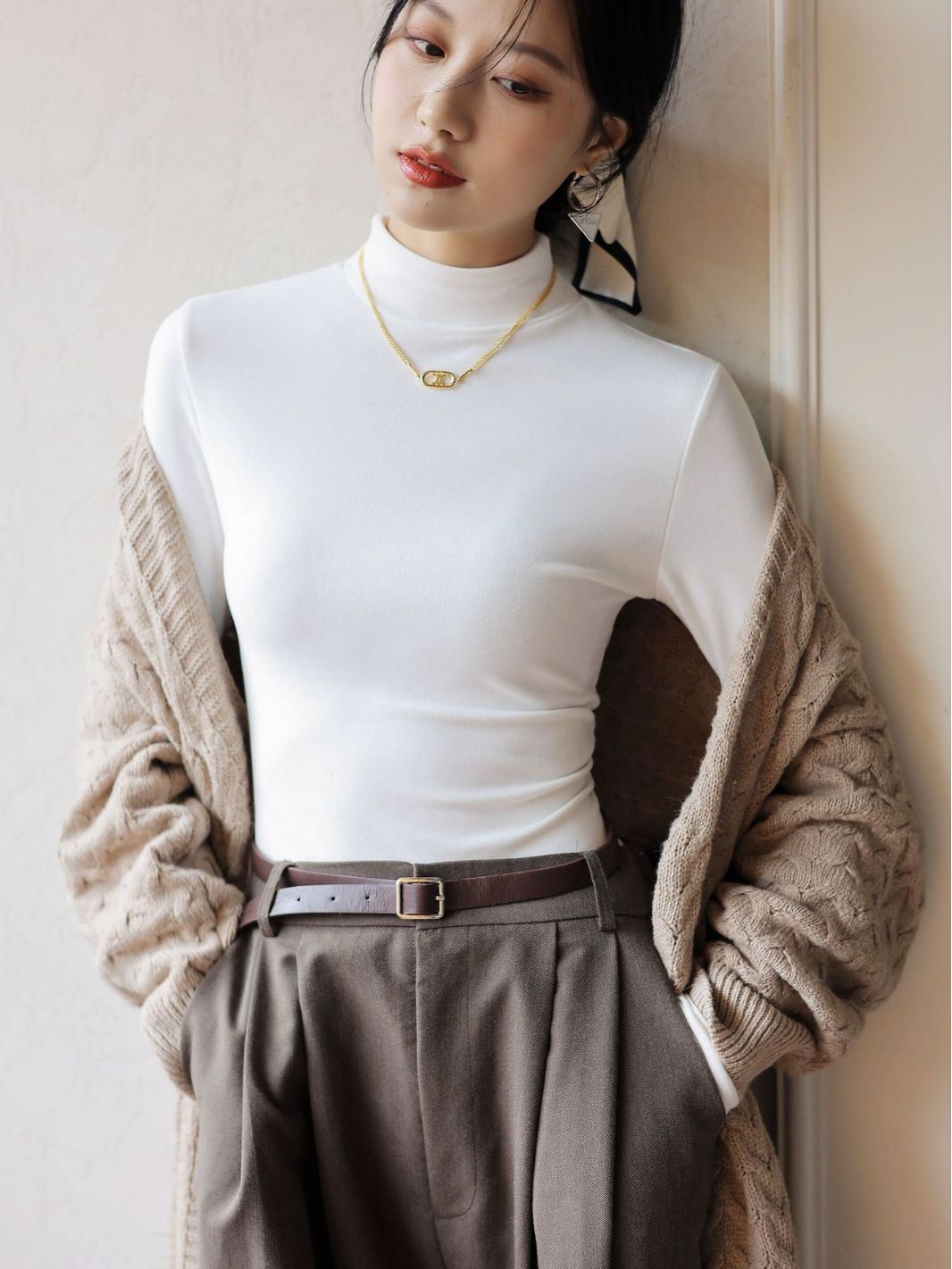 Estilo clássico feminino semi  - Longline Tee Oversized avaliação e preço