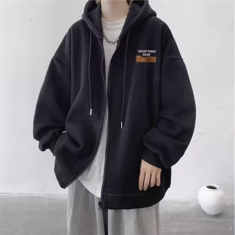 Moletom Masculino High Street  - Street Fashion Zip Up Hoodie avaliação e preço