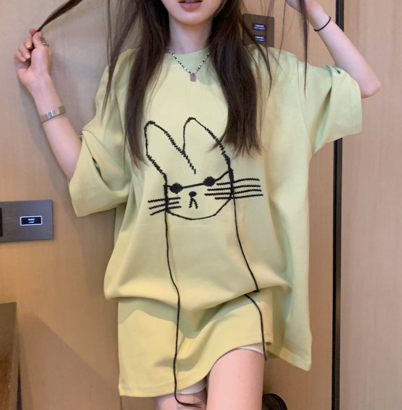 Camiseta casual solta com esta - Longline Tee Oversized avaliação e preço