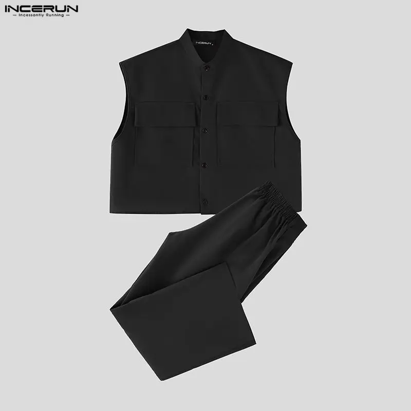 Conjuntos Masculinos INCERUN:  - Street Fashion Casual avaliação e preço