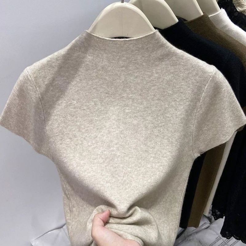 Suéter Feminino de Malha Básic - Korean Street Fashion Female avaliação e preço