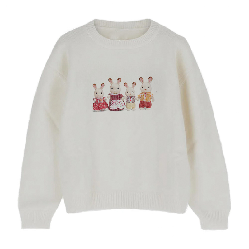 Camisola de malha com padrão d - Korean Street Fashion Female avaliação e preço