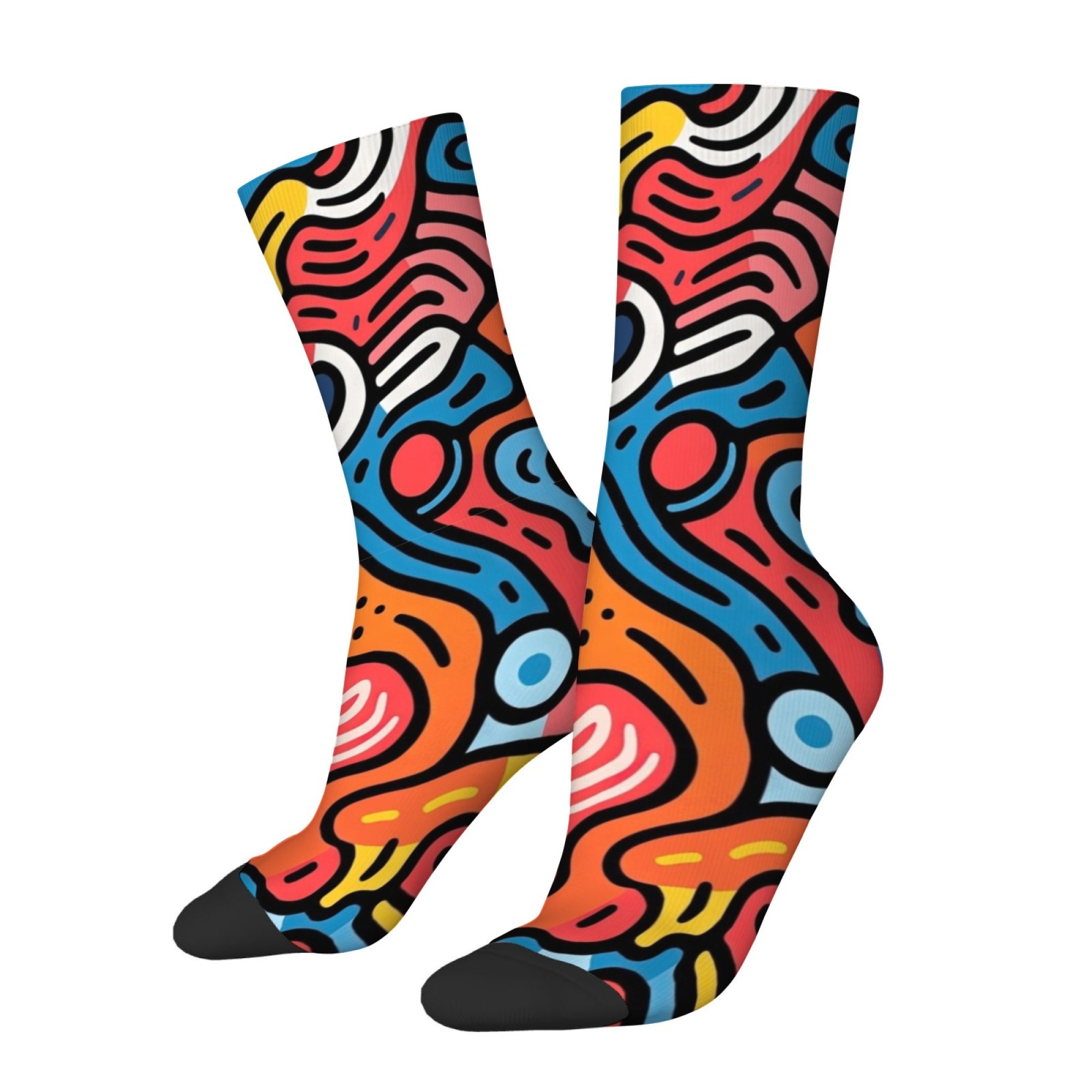 Meias Masculinas Retrô Harajuk - Quirky Street Fashion avaliação e preço
