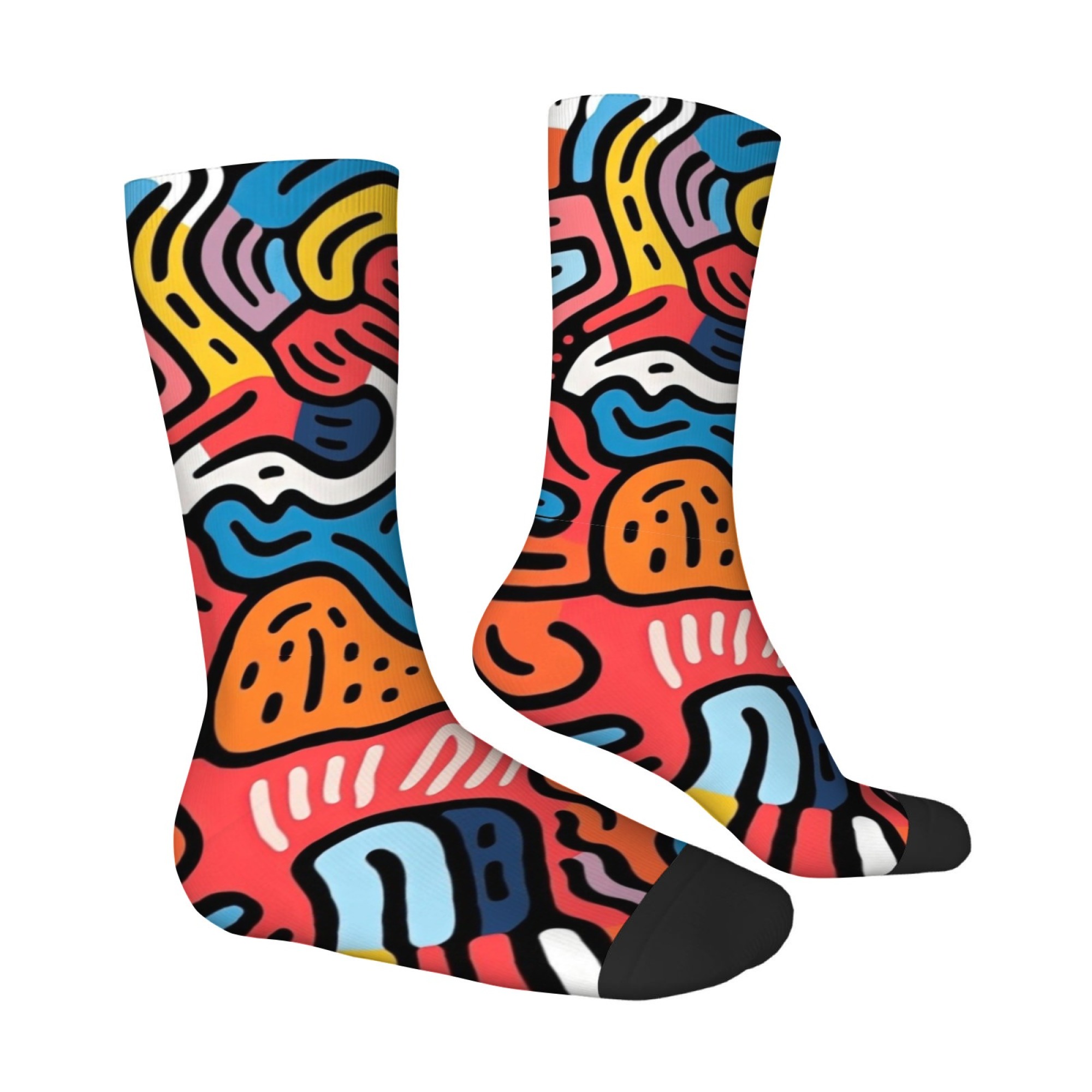 Meias Masculinas Retrô Harajuk - Quirky Street Fashion avaliação e preço