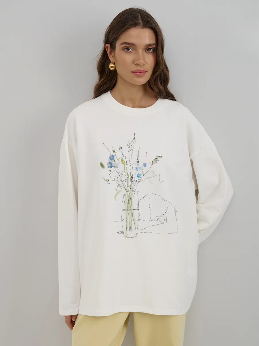 Camiseta Feminina de Manga Lon - Longline Tee Oversized avaliação e preço
