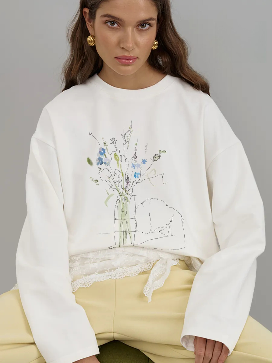 Camiseta Feminina de Manga Lon - Longline Tee Oversized avaliação e preço