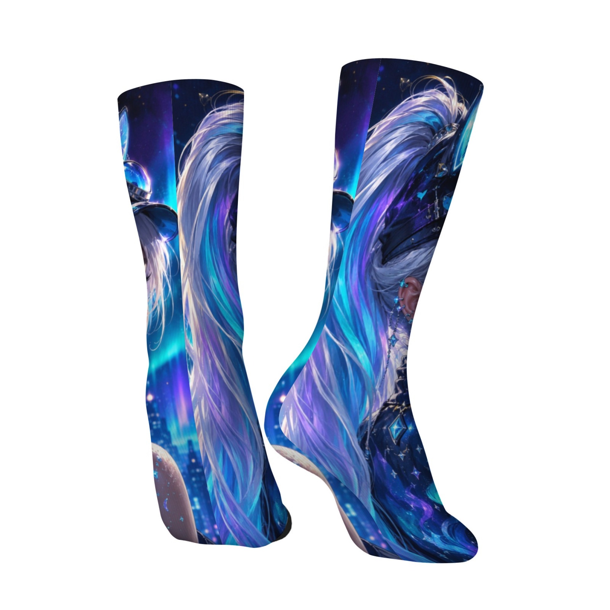 Meias Masculinas Estampadas Hi - Quirky Street Fashion avaliação e preço