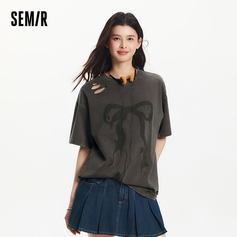 Camiseta Feminina Semir Vintag - Longline Tee Oversized avaliação e preço