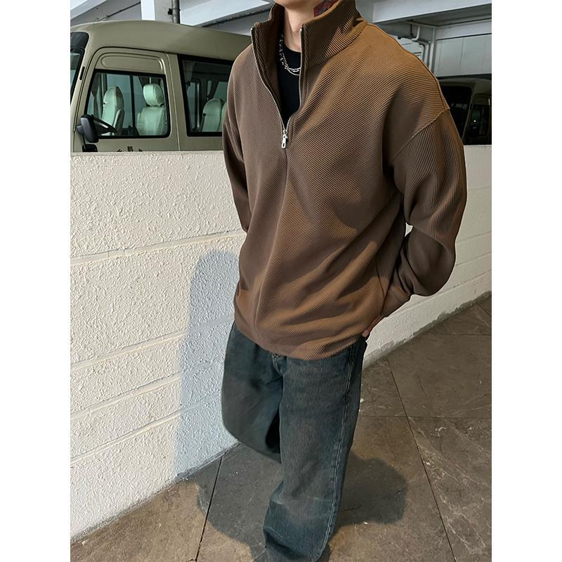 Linhas de textura de gola alta - Longline Tee Oversized avaliação e preço