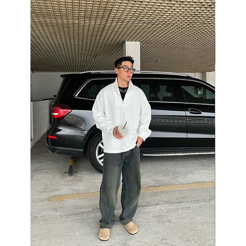 Linhas de textura de gola alta - Longline Tee Oversized avaliação e preço