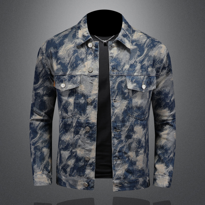 2025 primavera vintage denim j - Street Fashion Jacket Men avaliação e preço
