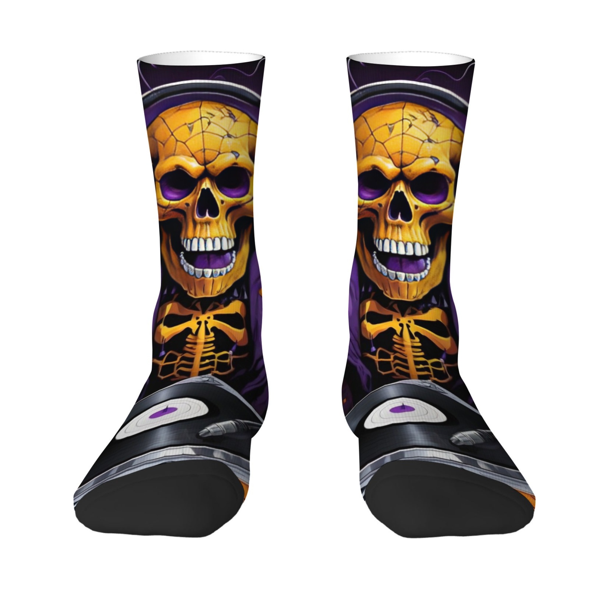 Meias masculinas com estampa d - Quirky Street Fashion avaliação e preço