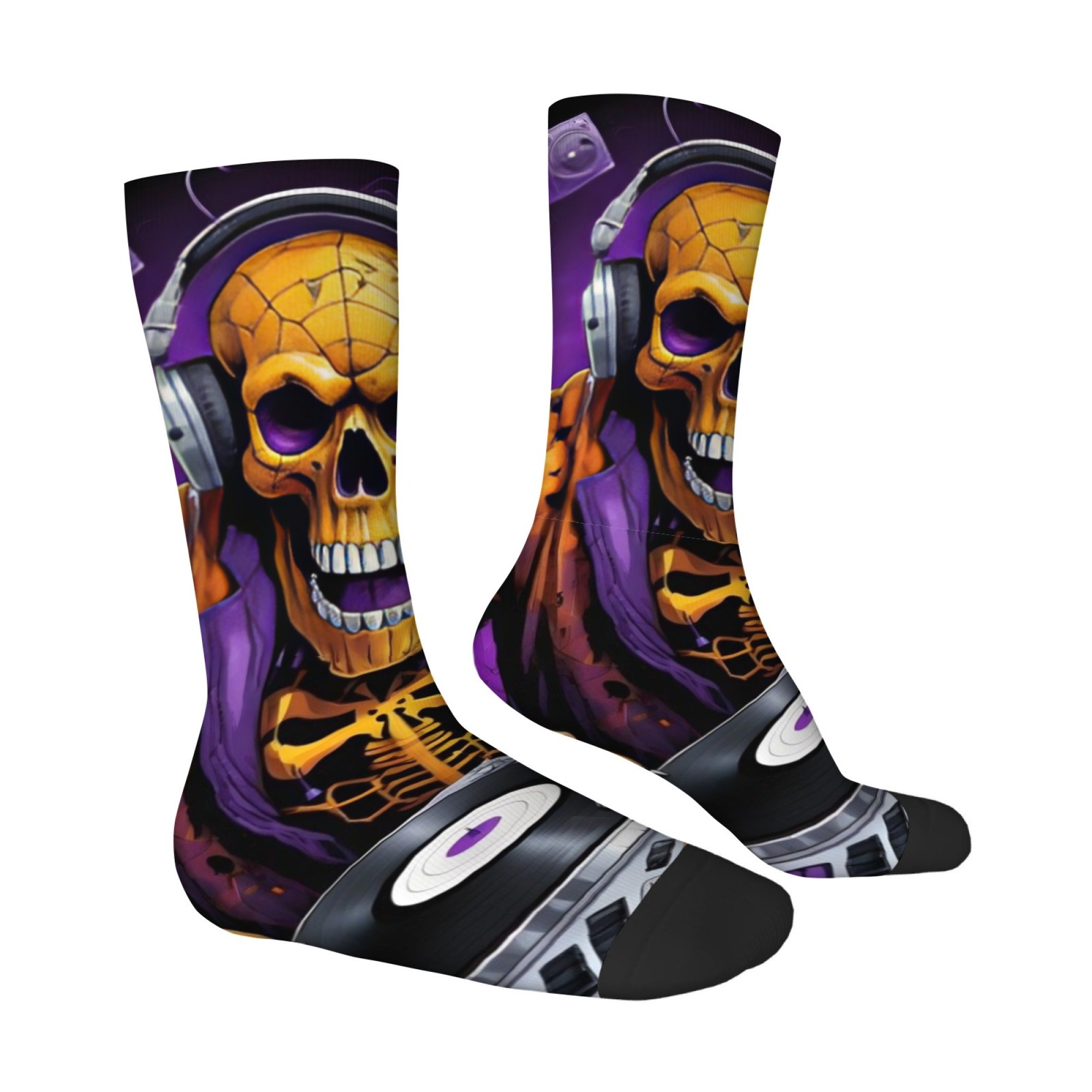 Meias masculinas com estampa d - Quirky Street Fashion avaliação e preço