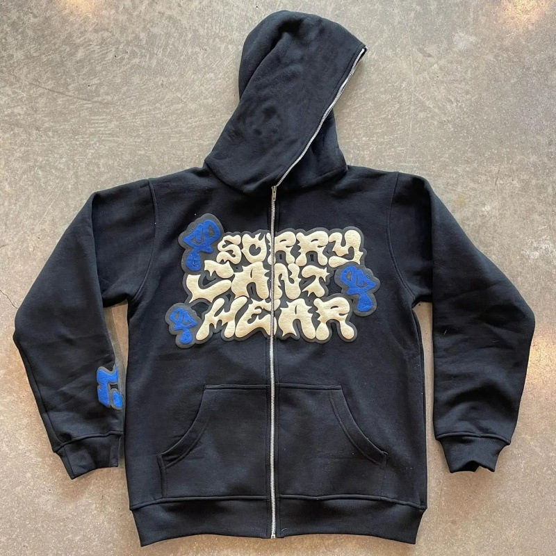 Americano retro estrela e cart - Street Fashion Zip Up Hoodie avaliação e preço