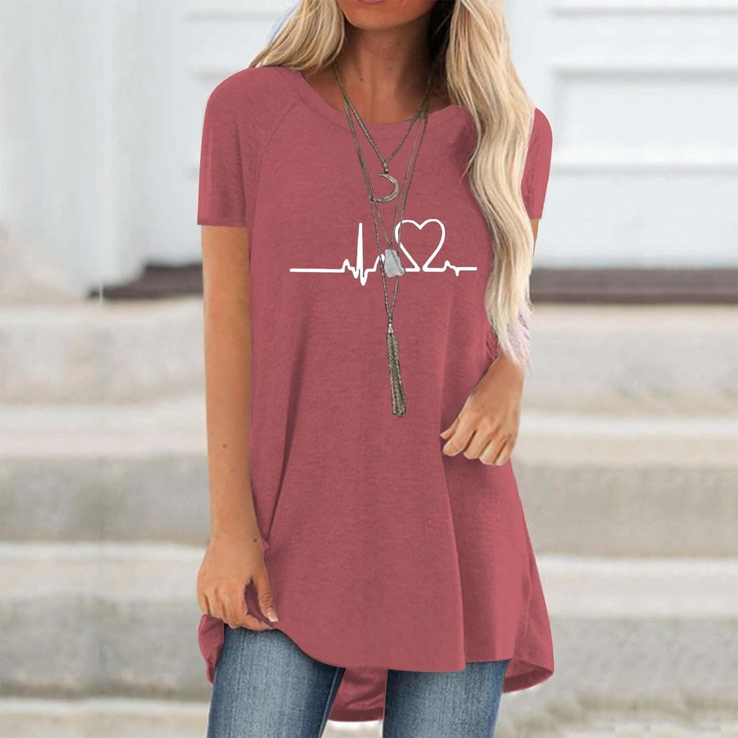 Linha 3D feminina Amor Camiset - Longline Tee Oversized avaliação e preço