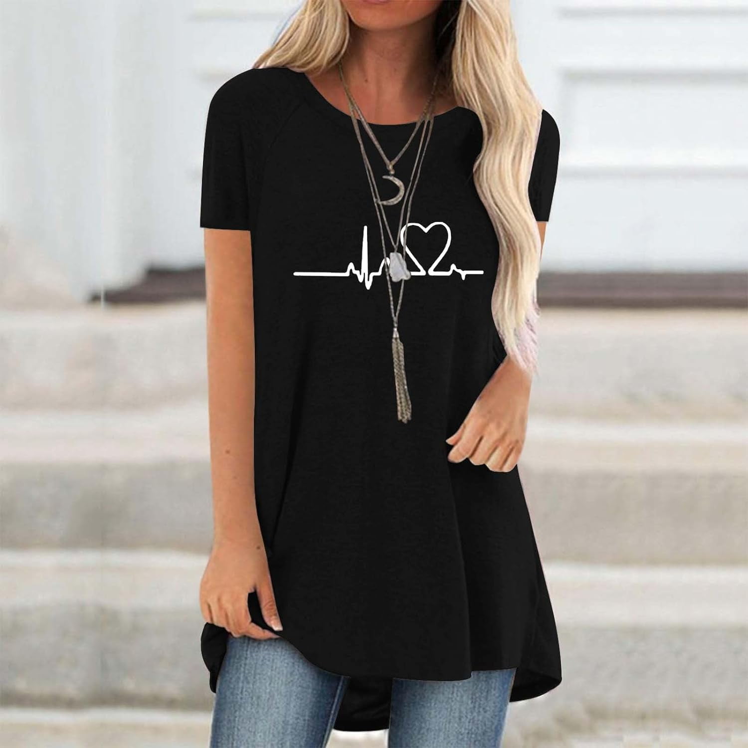 Linha 3D feminina Amor Camiset - Longline Tee Oversized avaliação e preço
