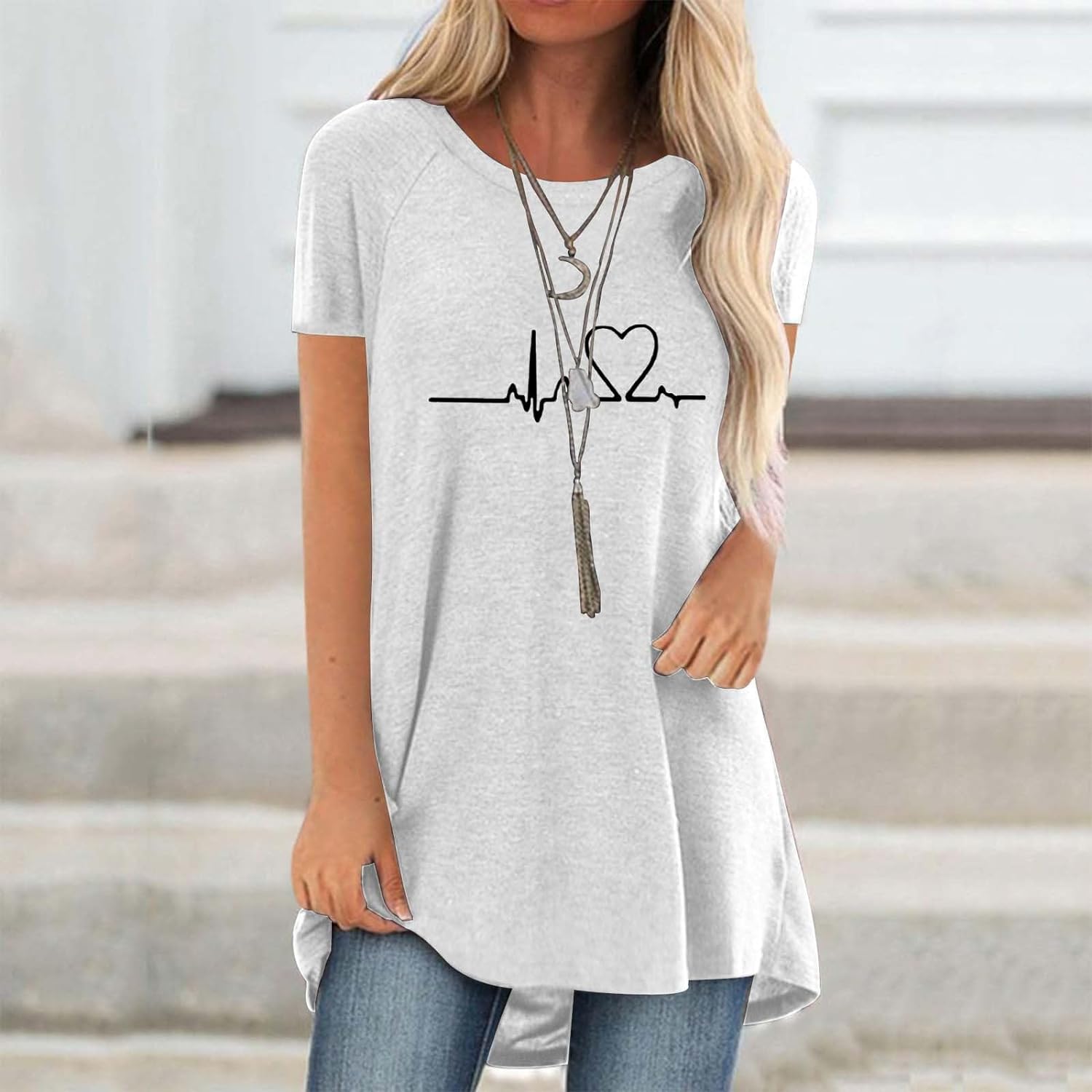 Linha 3D feminina Amor Camiset - Longline Tee Oversized avaliação e preço