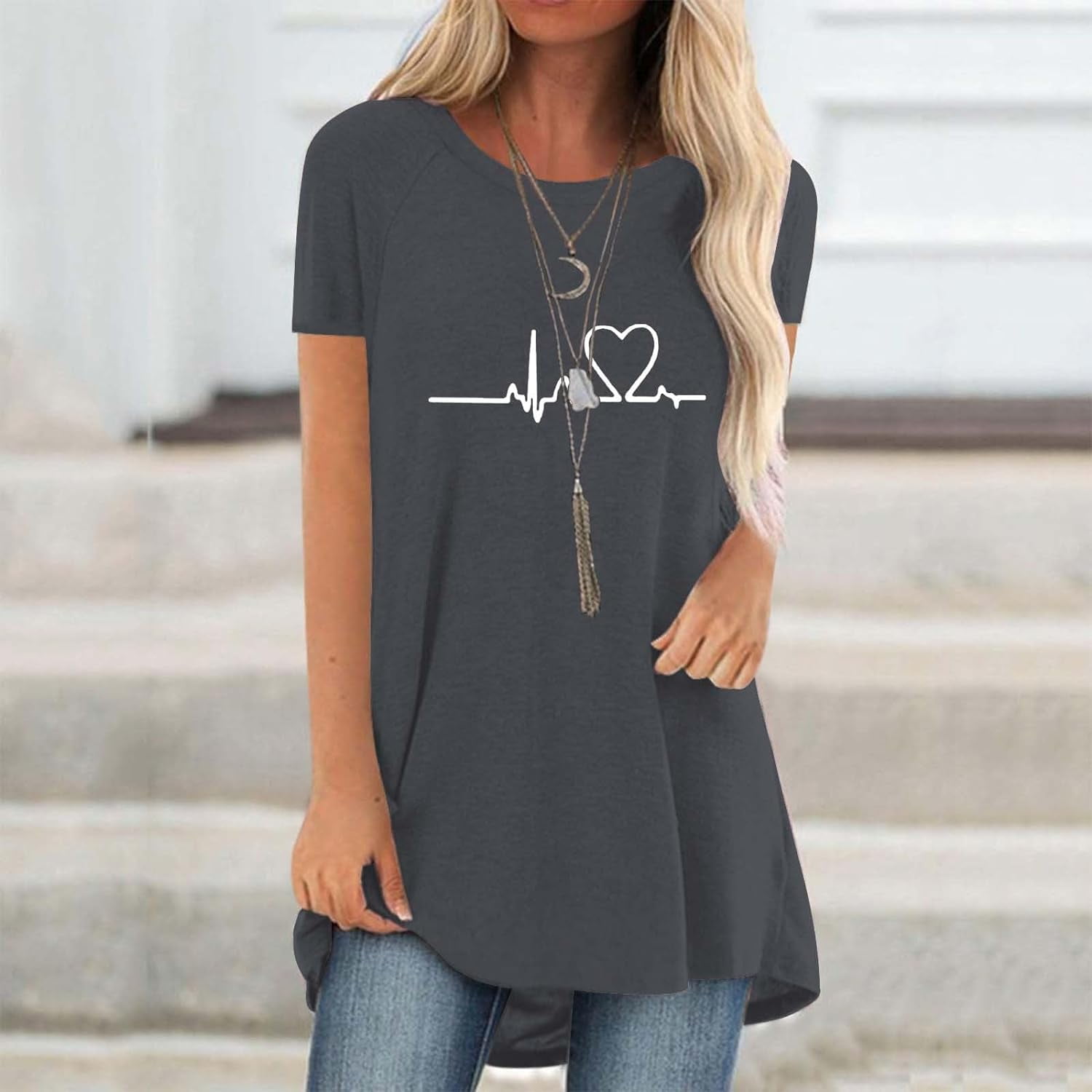 Linha 3D feminina Amor Camiset - Longline Tee Oversized avaliação e preço