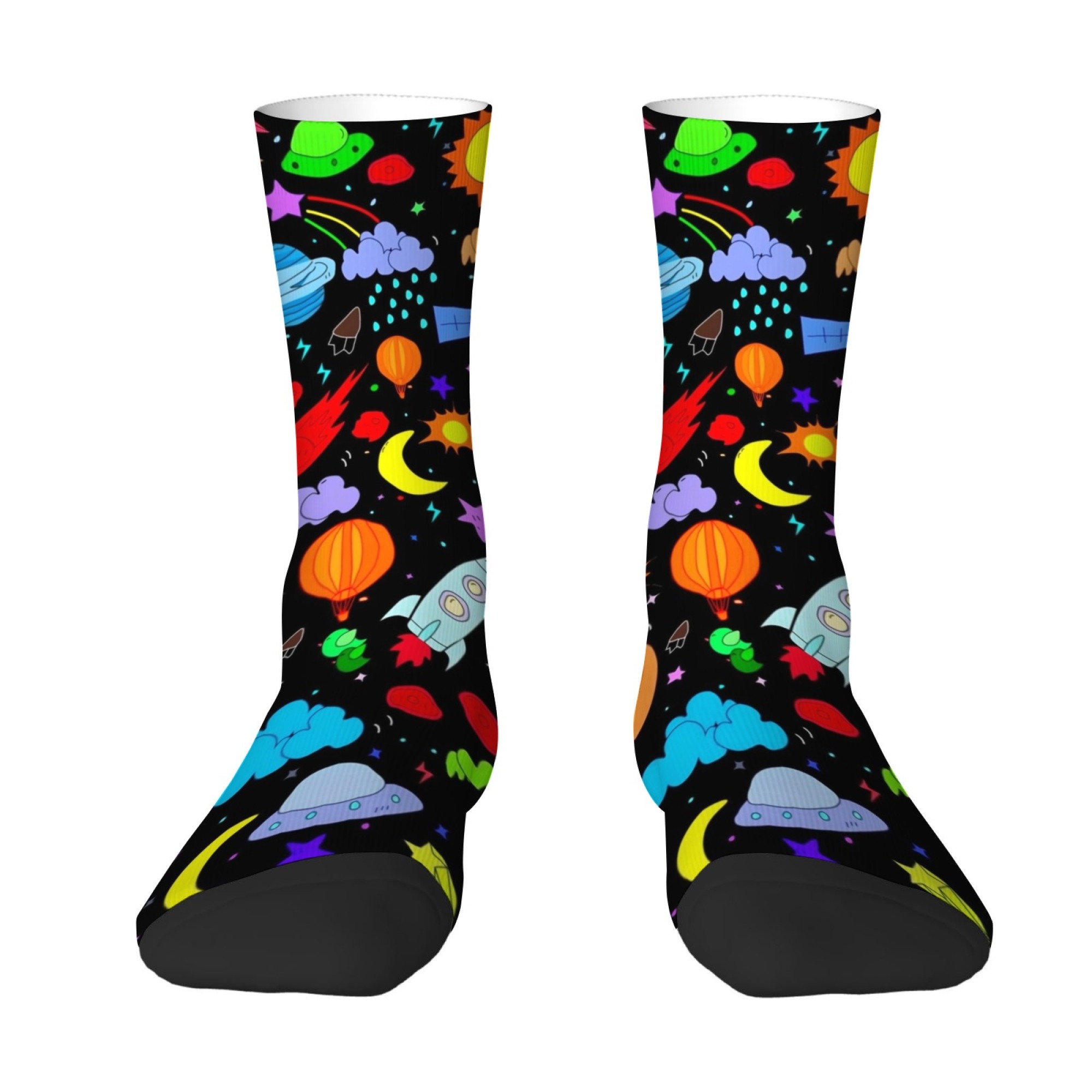 Meias Masculinas de Cano Médio - Quirky Street Fashion avaliação e preço