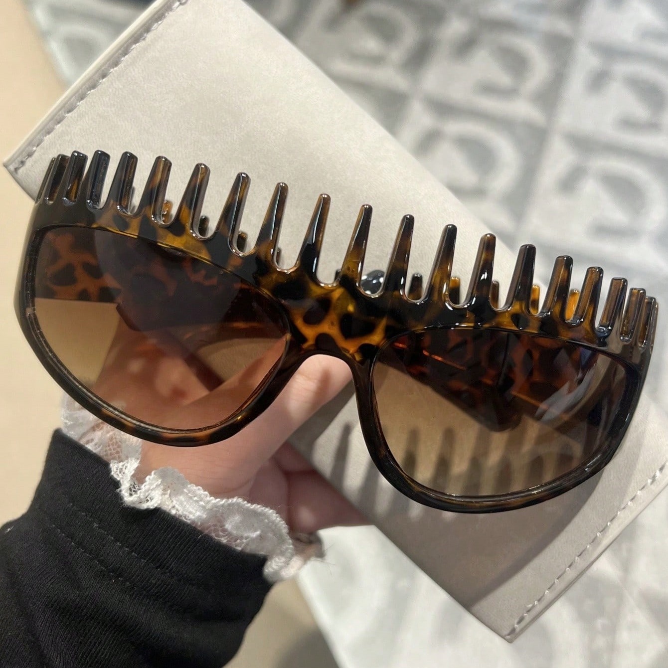 1pc moda feminina óculos novo  - Quirky Street Fashion avaliação e preço
