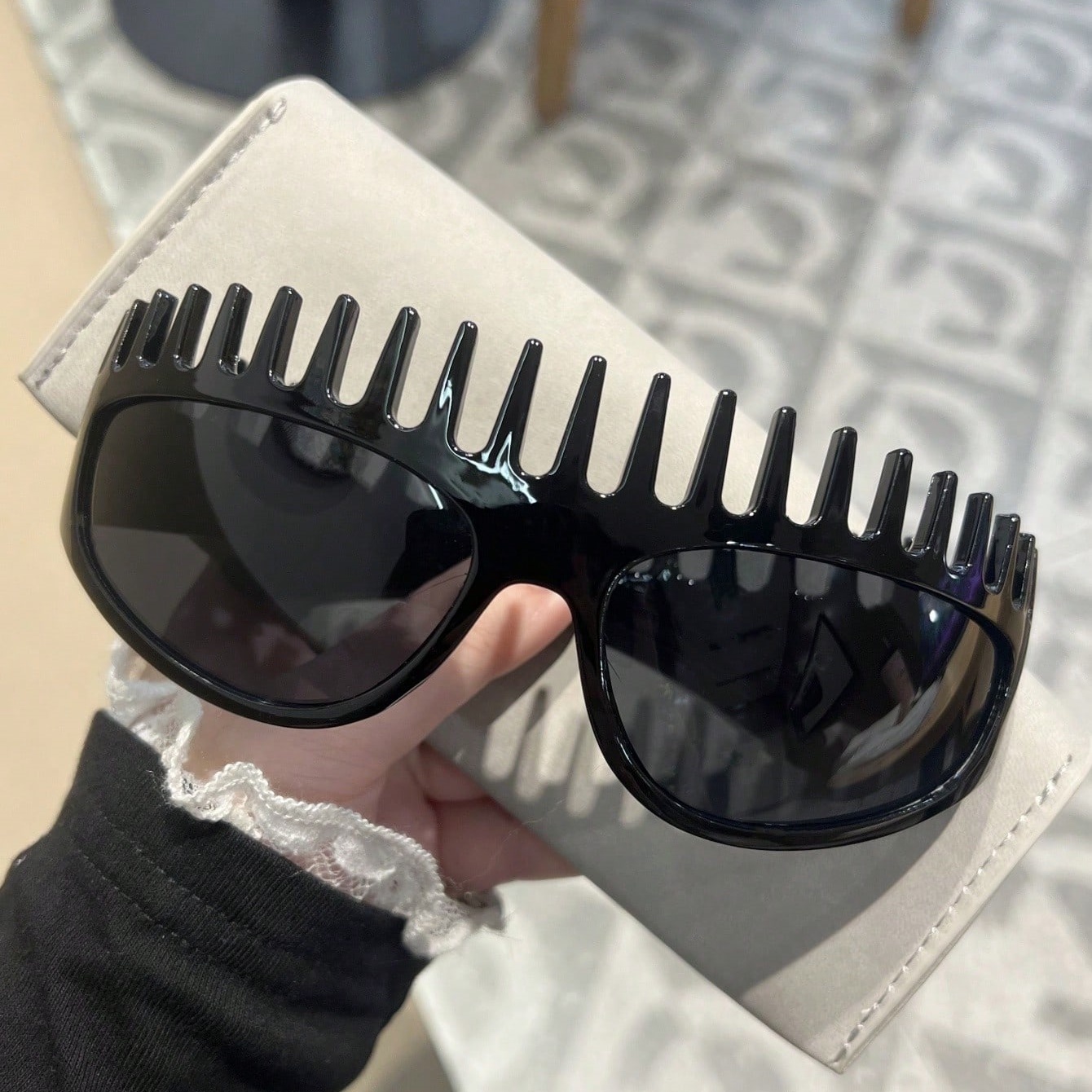 1pc moda feminina óculos novo  - Quirky Street Fashion avaliação e preço