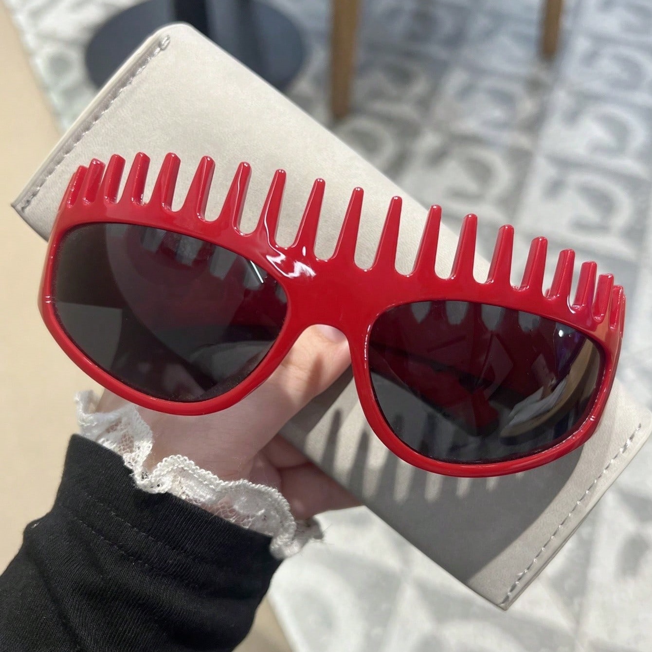 1pc moda feminina óculos novo  - Quirky Street Fashion avaliação e preço