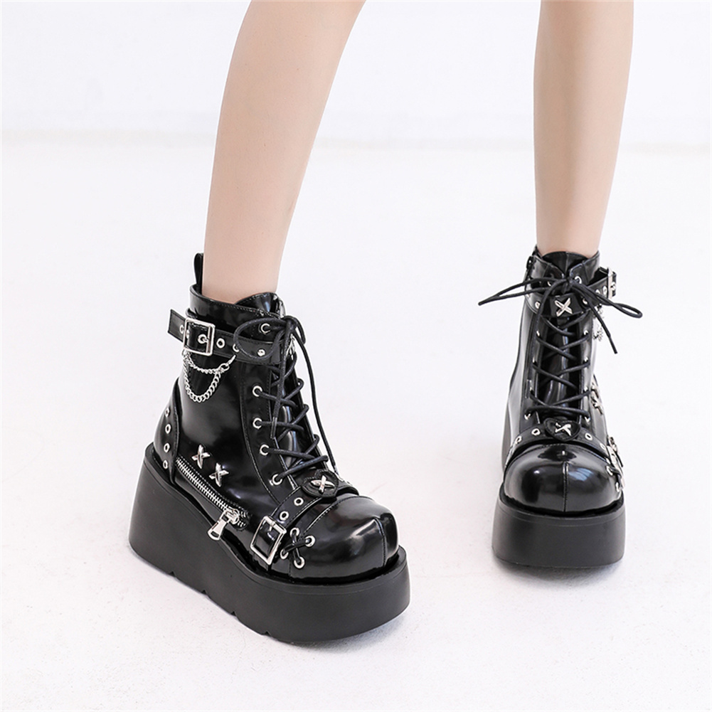 Nova marca senhoras goth plata - Girl Fashion Street avaliação e preço