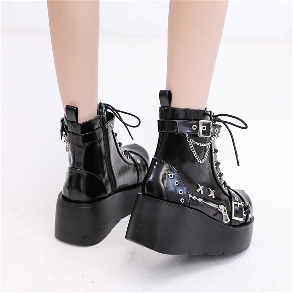 Nova marca senhoras goth plata - Girl Fashion Street avaliação e preço