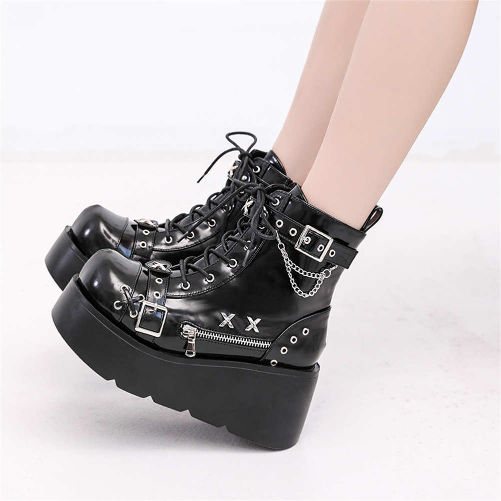 Nova marca senhoras goth plata - Girl Fashion Street avaliação e preço