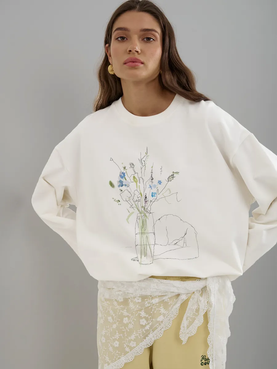 Camiseta feminina de manga com - Longline Tee Oversized avaliação e preço