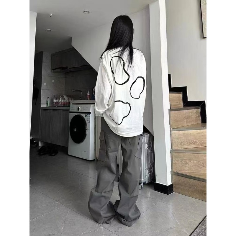Camiseta de Manga Longa com Es - Longline Tee Oversized avaliação e preço